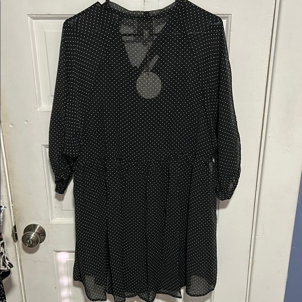 HAYDEN Black Polka Dot Dress - Picture 6 of 8
